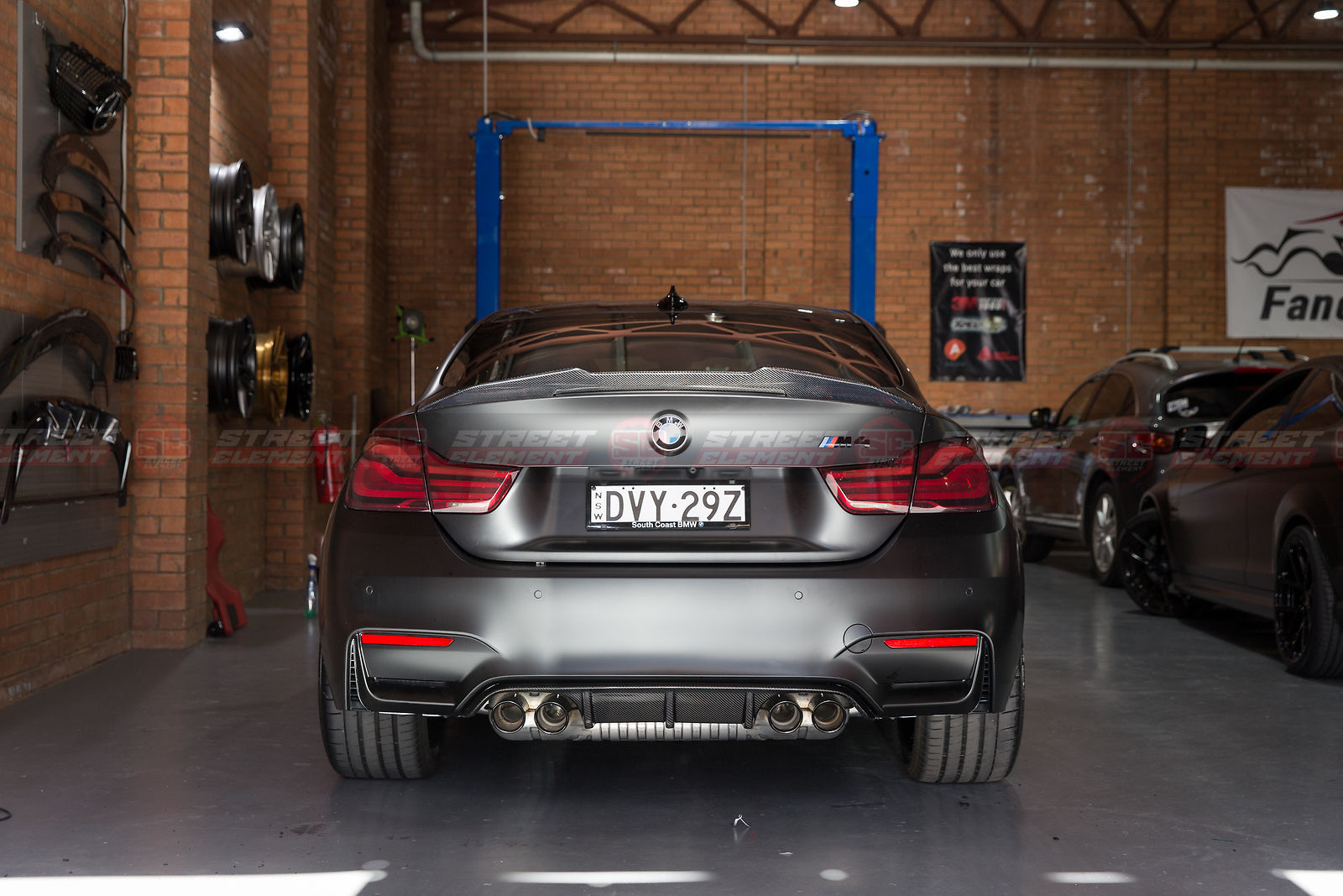 PSM Style Rear Trunk Spoiler For 2014-2019 BMW F82 M4 Coupe (CARBON FIBRE)