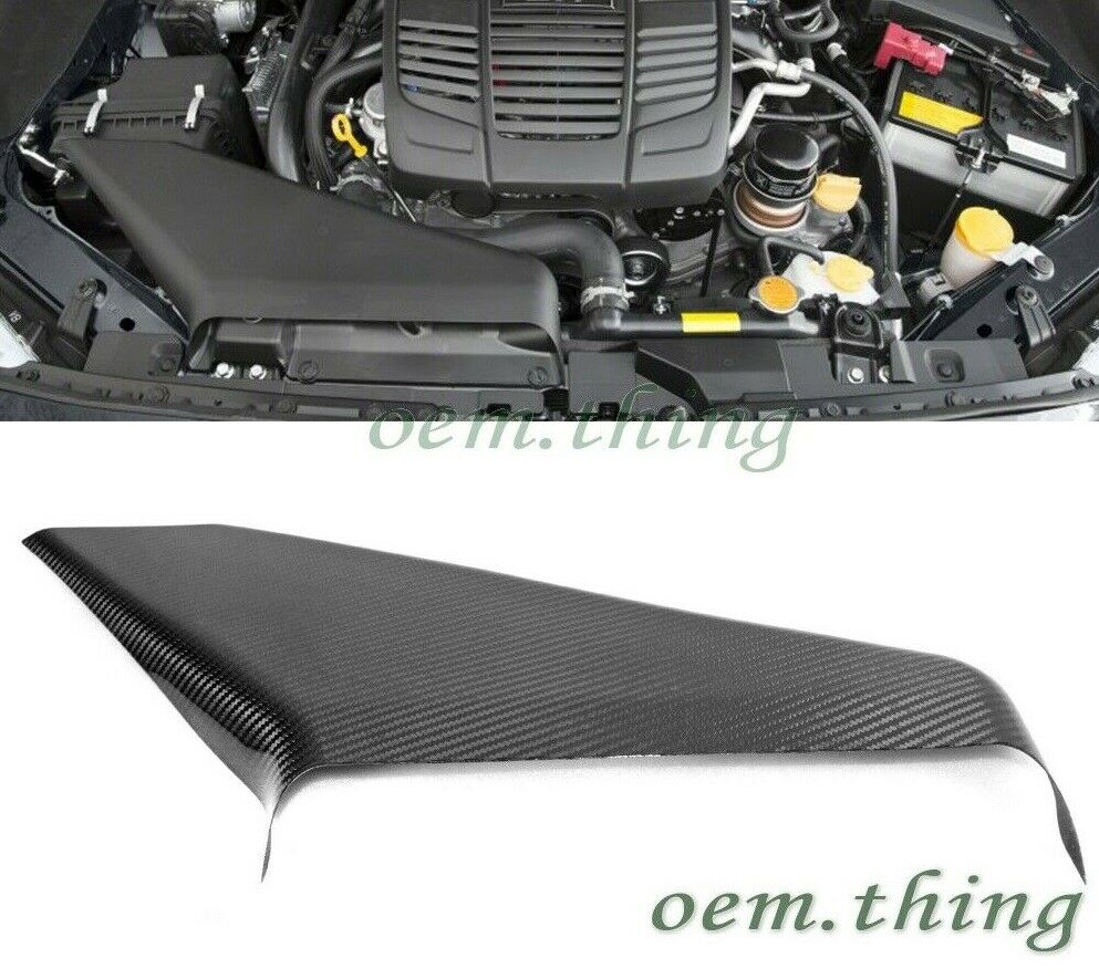 Dry Carbon Fibre Air Intake Funnel Cover For MY15-20 Subaru WRX/STI Premium