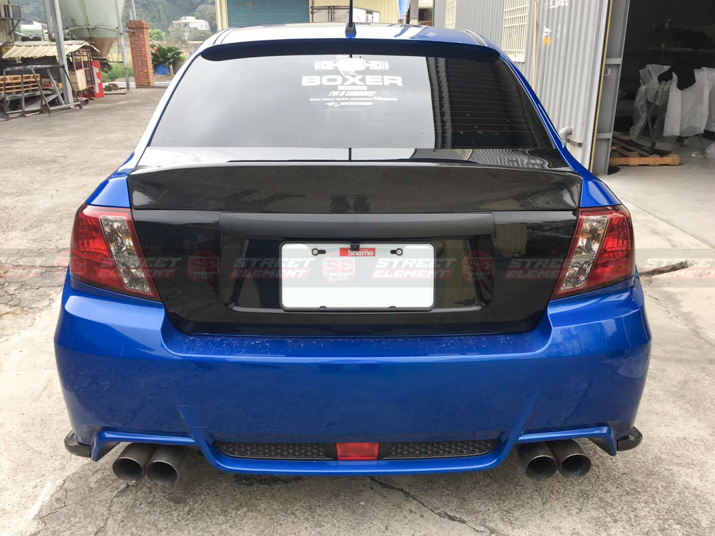 Duckbill Rear Trunk Spoiler For MY11-14 Subaru Impreza WRX/STI G3 GV