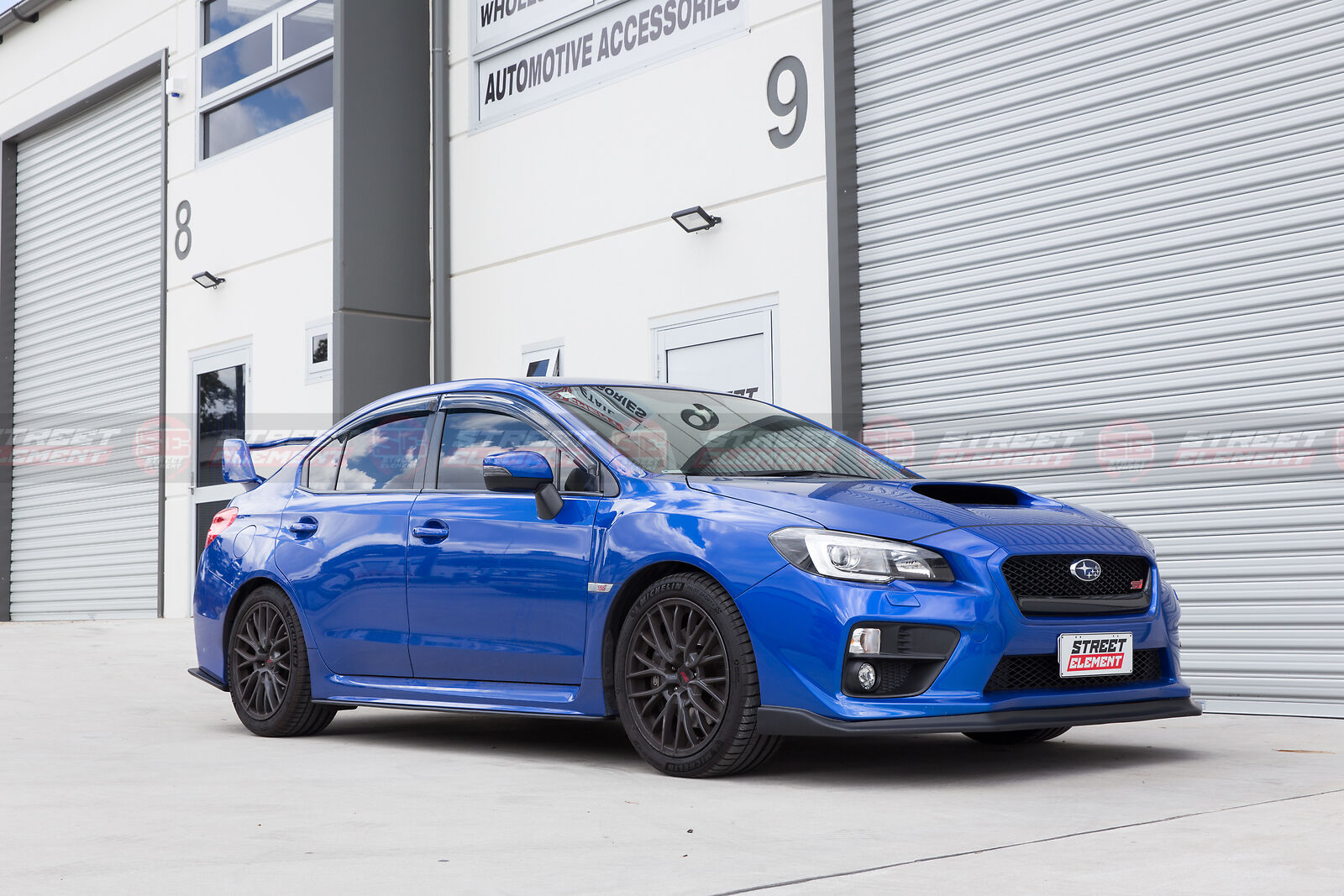 HT Style ABS Side Skirts Extension For MY15-20 Subaru WRX/STI Premium