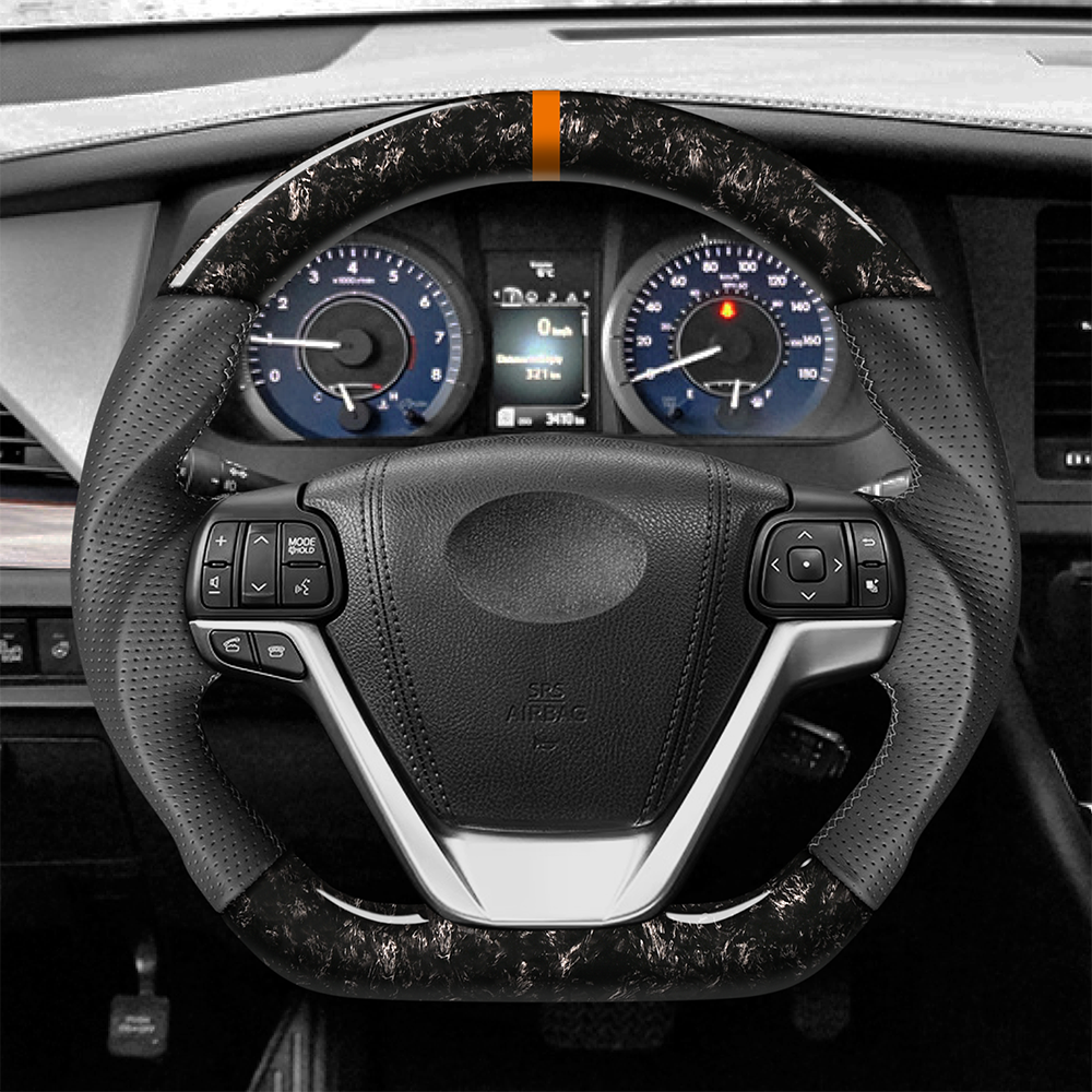 CEEHOR Steering Wheel Customisation Option – Coloured Centre Line for Carbon Fibre / Forged Composite