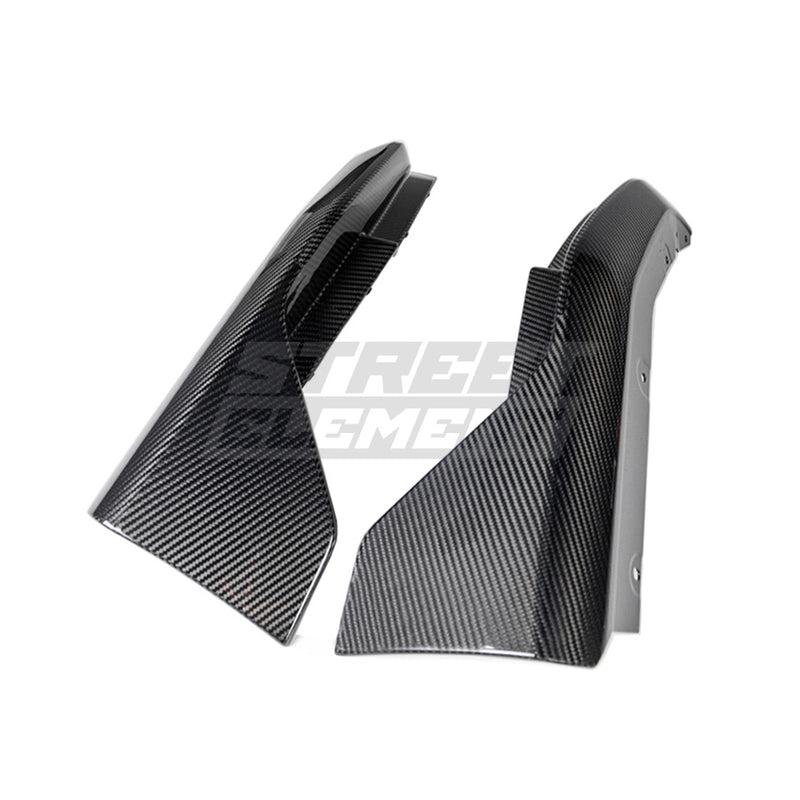 M PERFORMANCE Style Rear Side Splitters For 2020+ BMW M3 G80/G81