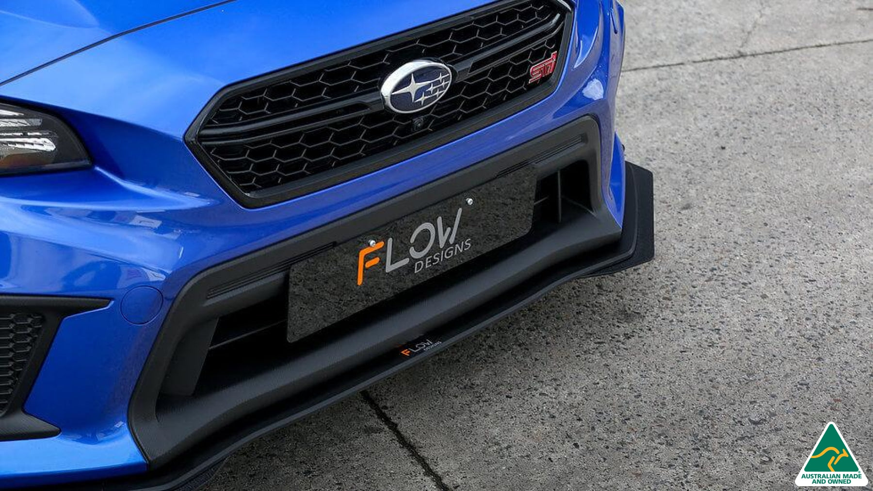 Subaru VA WRX & WRX STI Front Lip Splitter Extensions