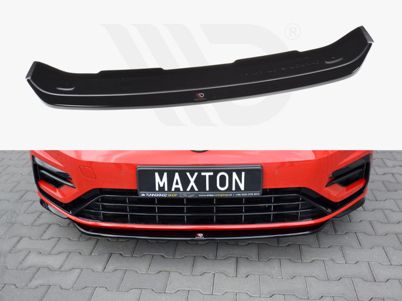 MAXTON DESIGN Front Splitter V.5 For 2017-2020 VW Golf MK7.5 R & R-Line