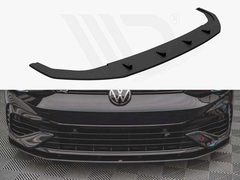 MAXTON DESIGN STREET PRO Front Splitter For 2021+ VW Golf MK8 R