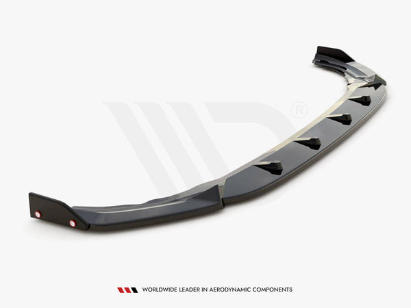 MAXTON DESIGN Front Splitter V.2 + Flaps For 2021+ VW Golf MK8 R