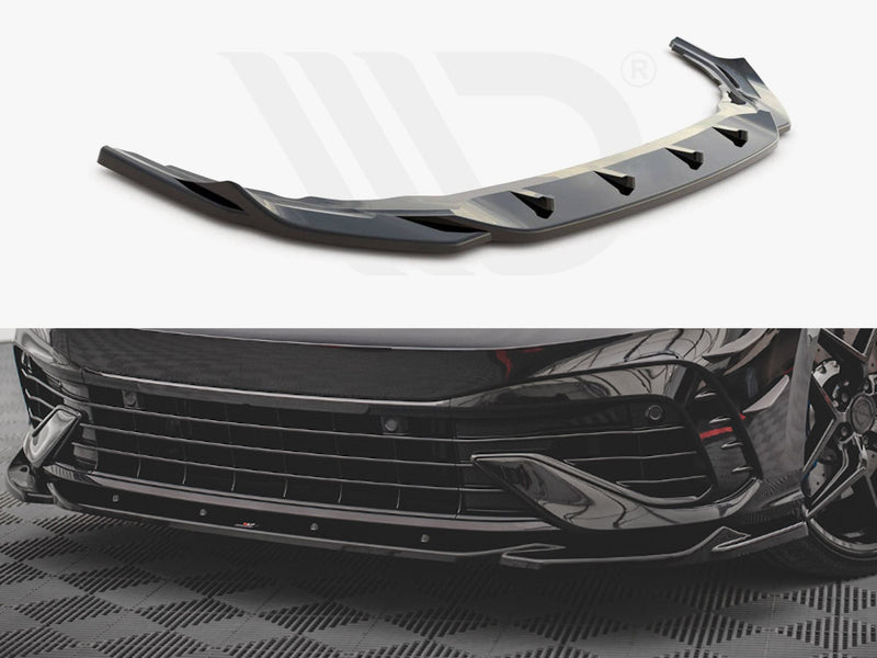 MAXTON DESIGN Front Splitter V.4 For 2021+ VW Golf MK8 R