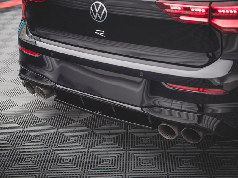 MAXTON DESIGN Central Rear Splitter For 2021+ VW Golf MK8 R