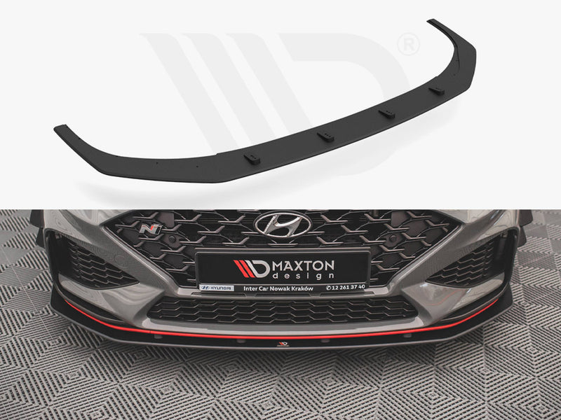 MAXTON DESIGN STREET PRO Front Splitter For 2021+ Hyundai i30 N PD