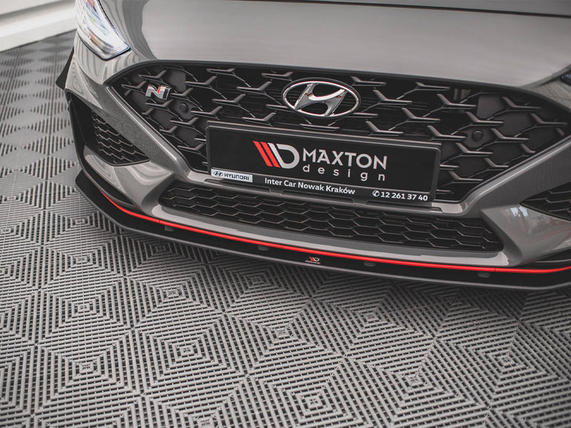 MAXTON DESIGN STREET PRO Front Splitter For 2021+ Hyundai i30 N PD