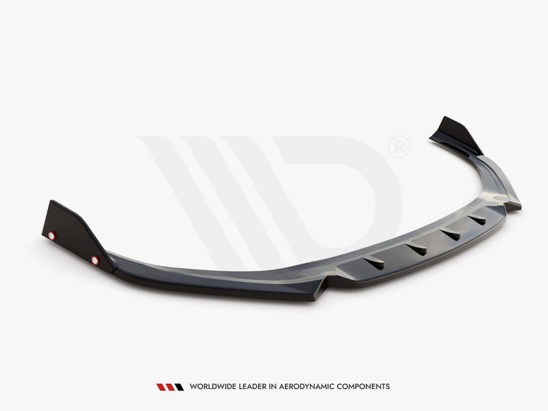 MAXTON DESIGN Front Splitter V.1 + Flaps For 2021+ Hyundai i30 N PD