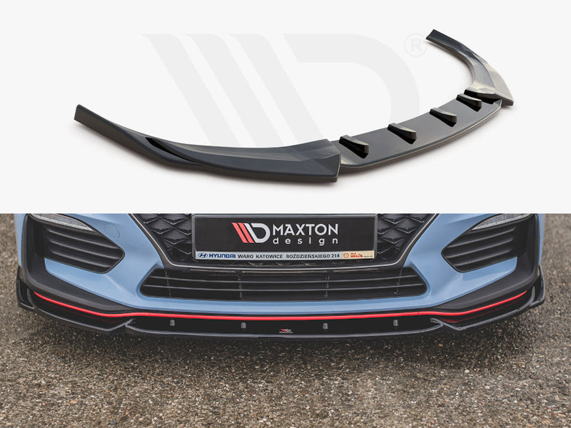 MAXTON DESIGN Front Splitter V.5 For 2018-2020 Hyundai i30 N PD