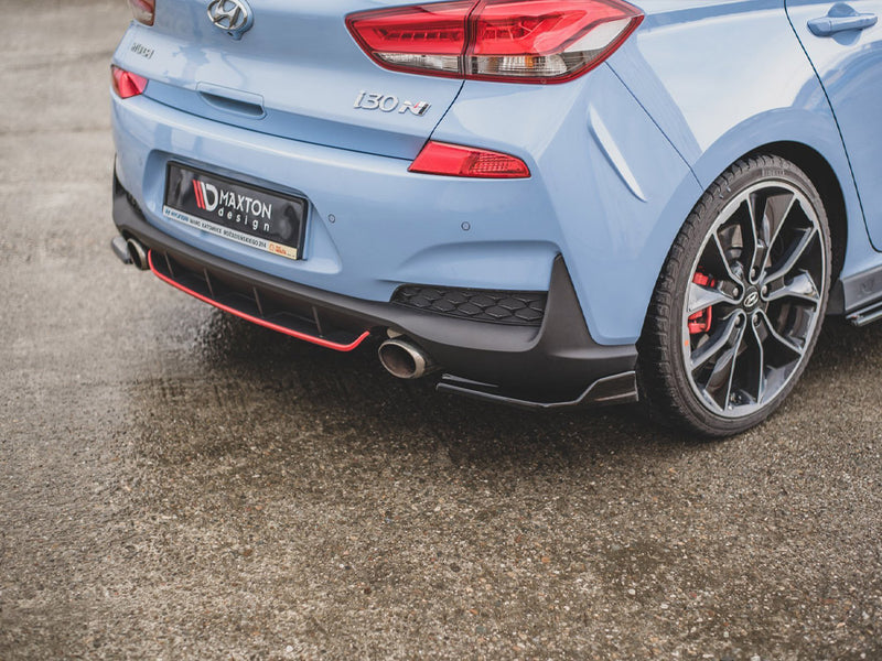 MAXTON DESIGN Rear Side Splitters V.3 For 2018-2020 Hyundai i30 N PD