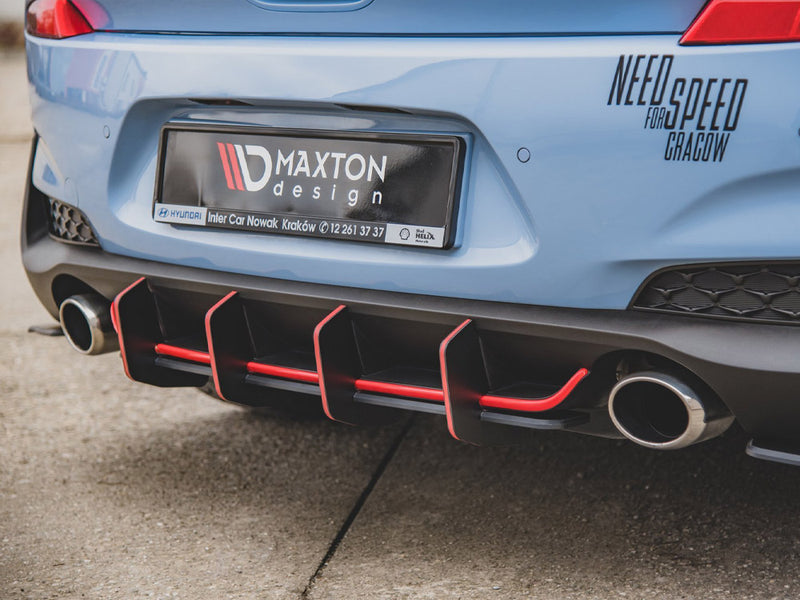 MAXTON DESIGN RACING Rear Diffuser V.2 For 2018-2020 Hyundai i30 N PD