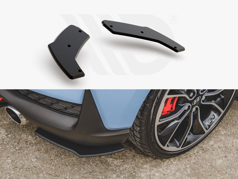 MAXTON DESIGN RACING Rear Side Splitters For 2018-2020 Hyundai i30 N PD