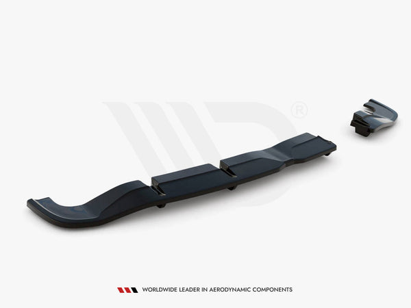MAXTON DESIGN Central Rear Splitters (Vertical Bars) For 2021+ Hyundai i20 N BC
