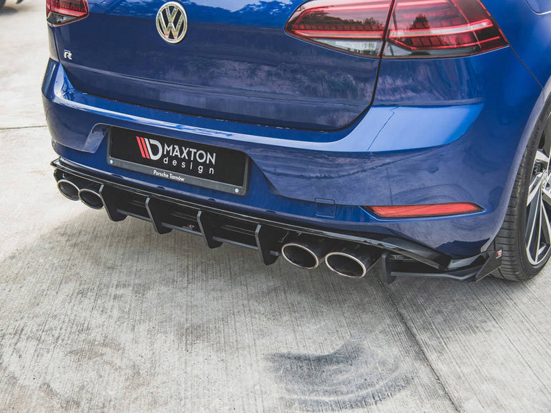 MAXTON DESIGN RACING Rear Diffuser For 2017-2020 VW Golf MK7.5 R