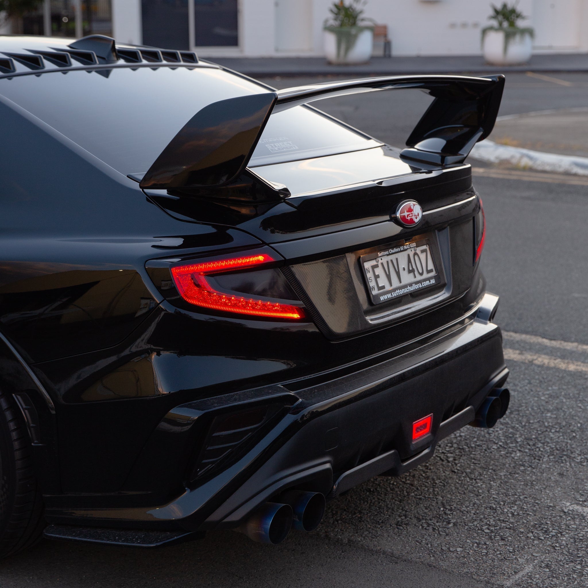 DMAKER D-Spec Licence Plate Panel for Subaru WRX (VB) 2022-2025 [Carbon Fibre]