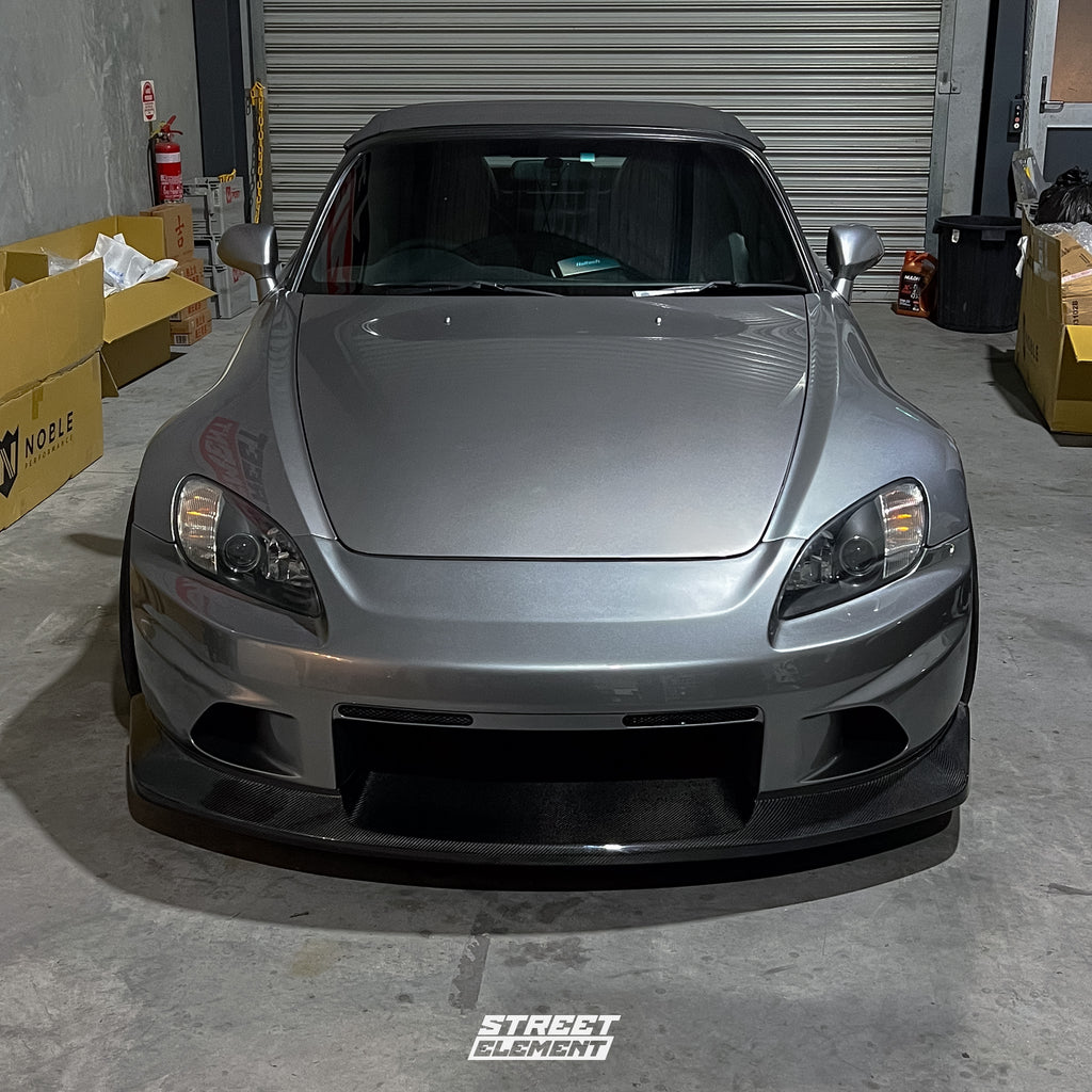 VOLTEX Style Front Bumper & Splitter For 1999-2009 Honda S2000 AP1 AP2