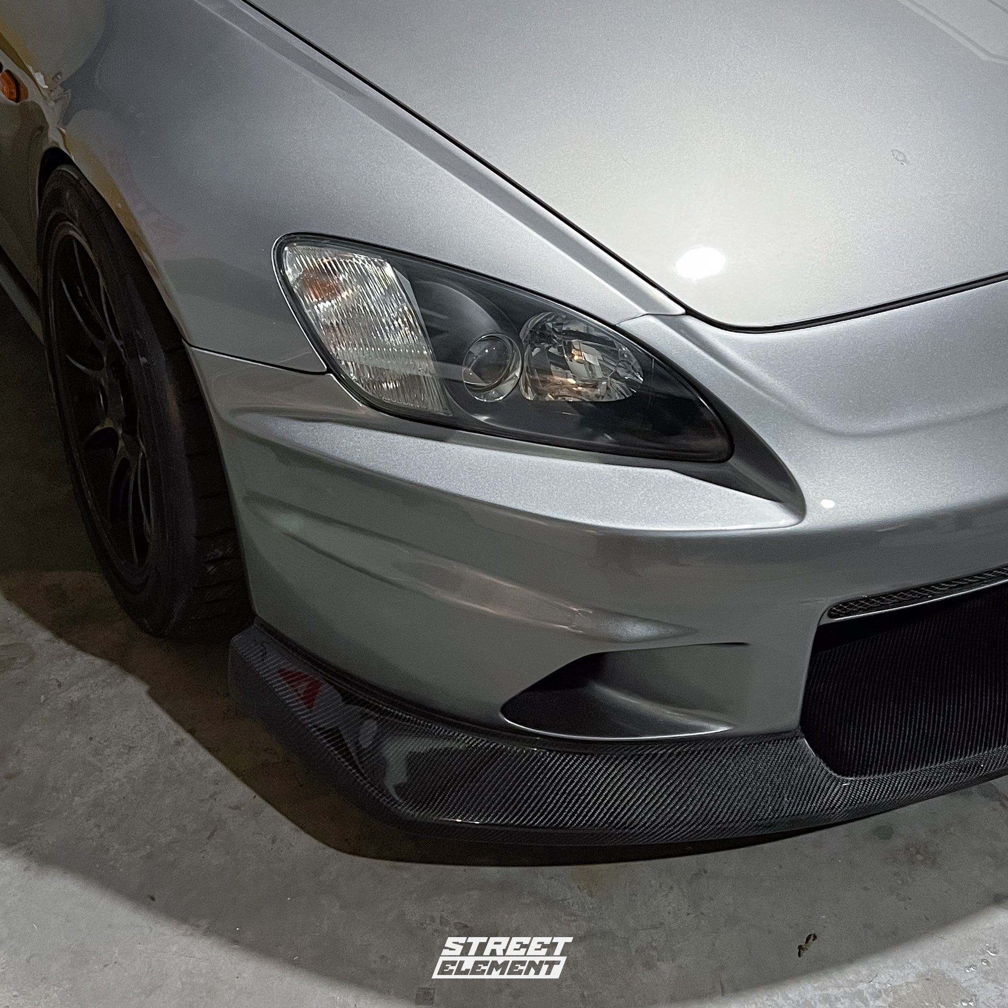 VOLTEX Style Front Splitter For 1999-2009 Honda S2000 AP1 AP2 [Carbon Fibre]