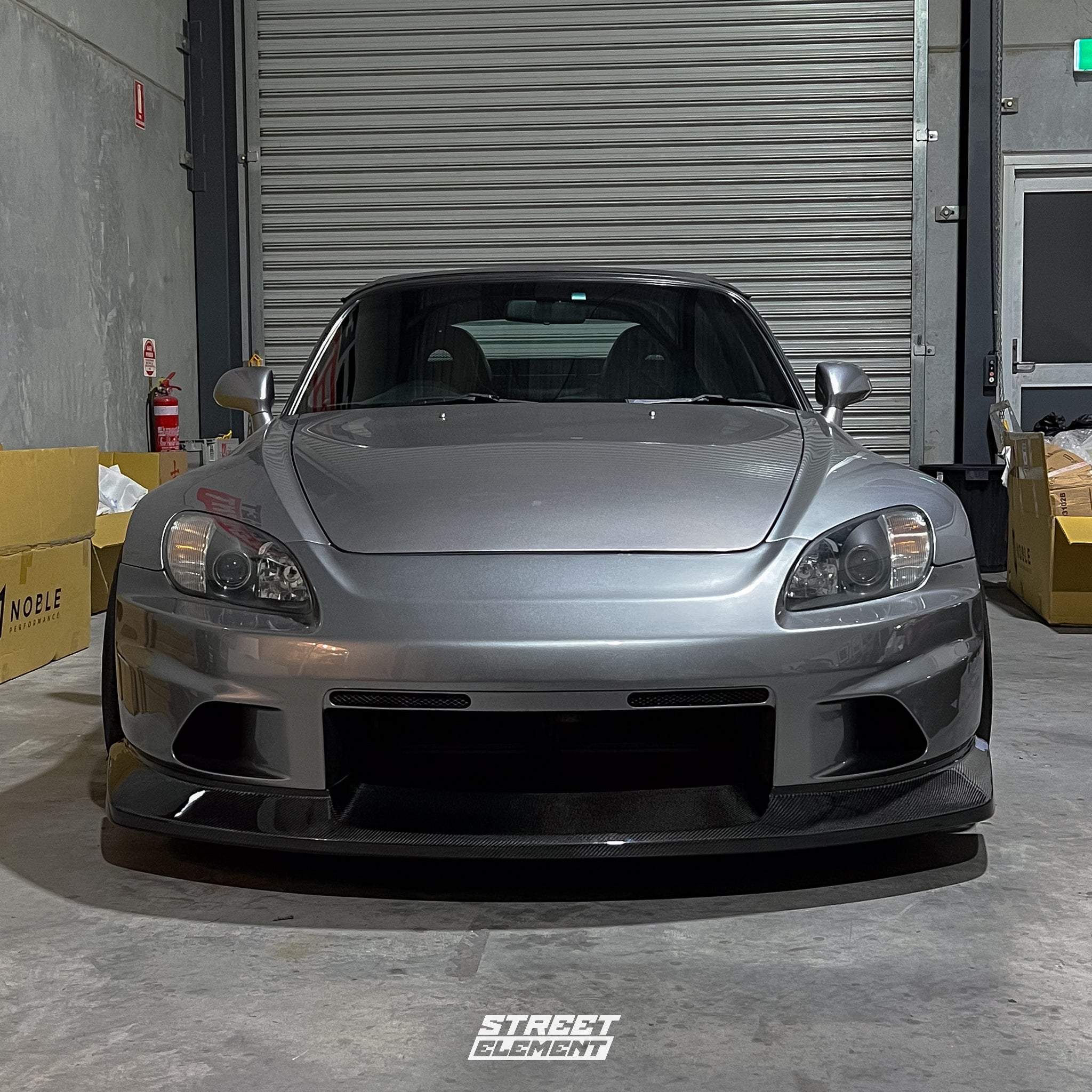 VOLTEX Style Front Splitter For 1999-2009 Honda S2000 AP1 AP2 [Carbon Fibre]