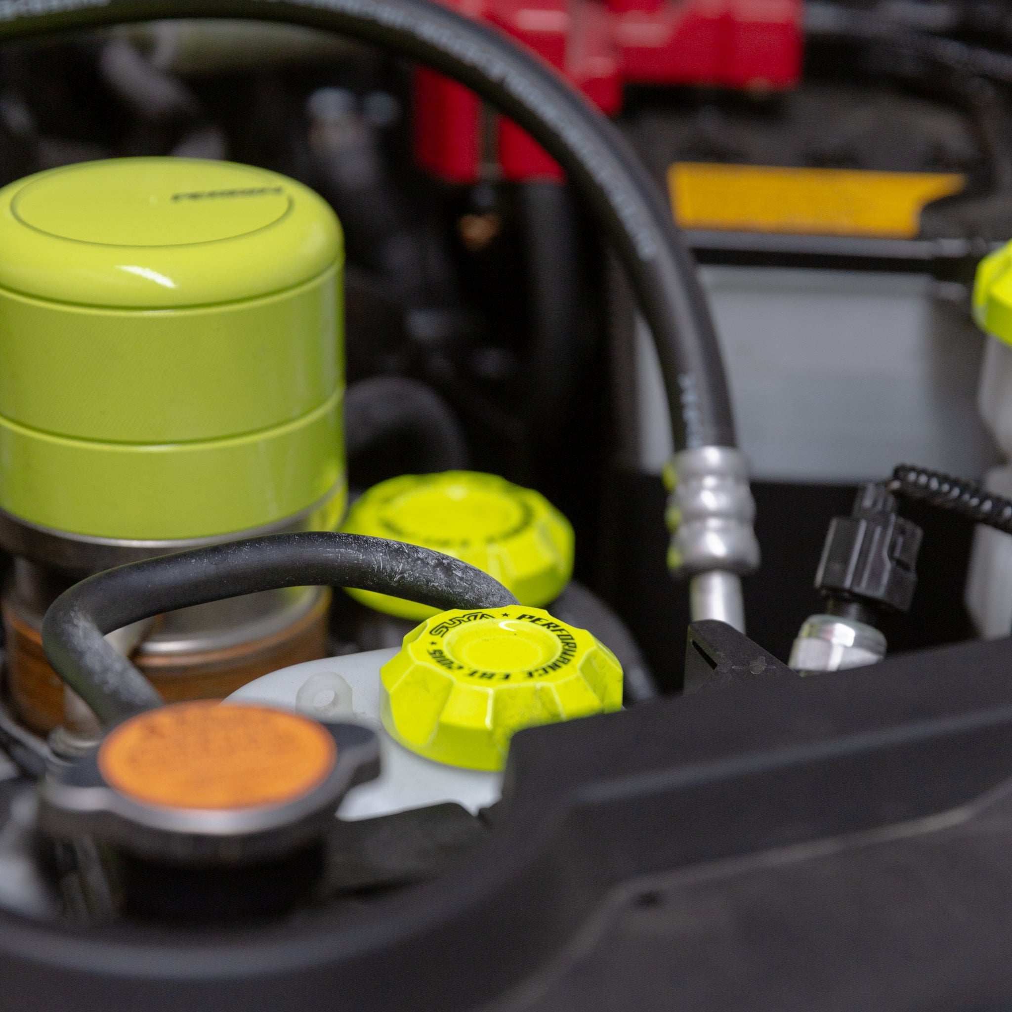 SUYA Car Supplies - Engine Bay - Oil Caps (Painted) for Subaru BRZ / Levorg / WRX & Other Models