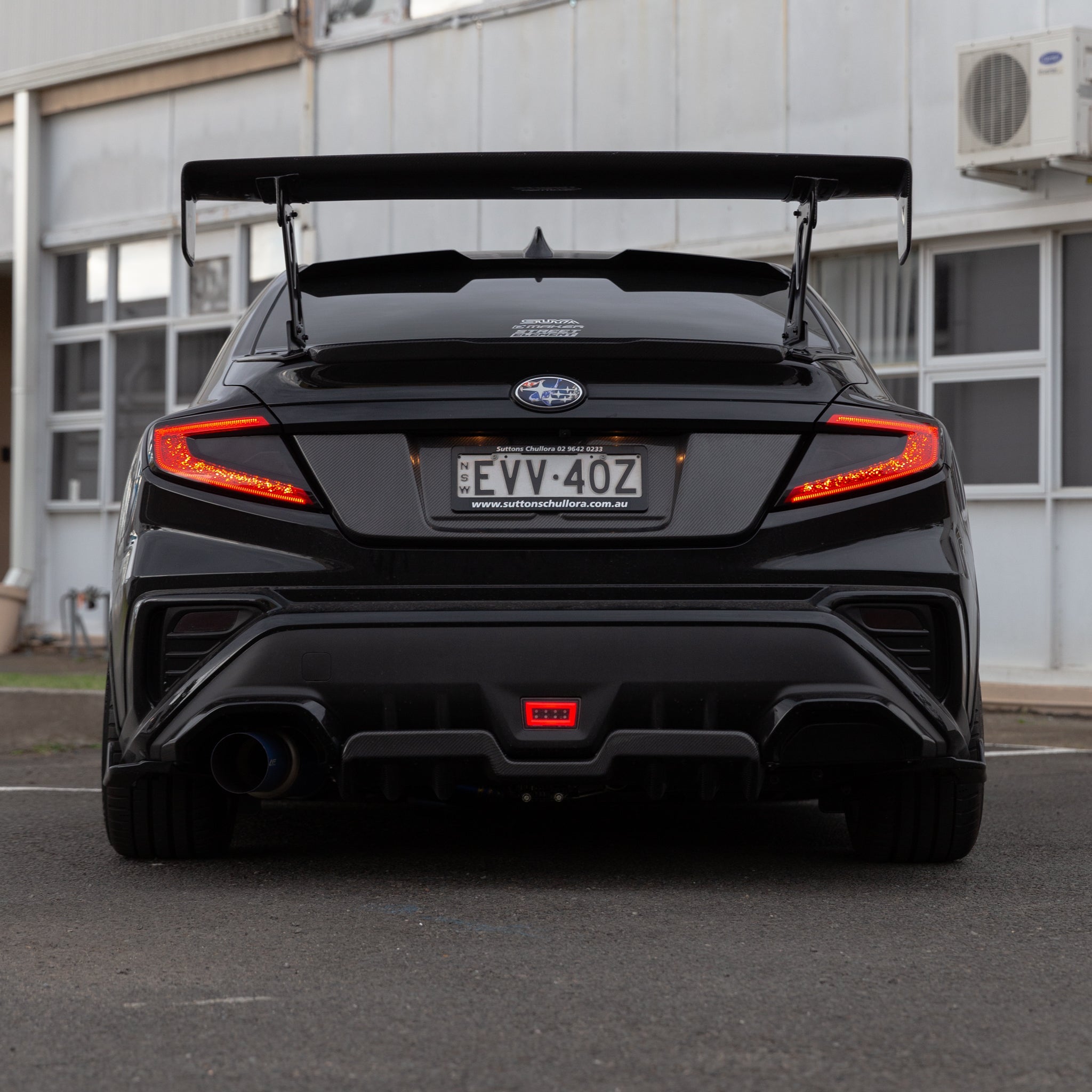 EPR VRS Euro-Spec GT-Wing Spoiler (1430mm) for Subaru WRX (VB) 2022-2025 [Carbon Fibre]