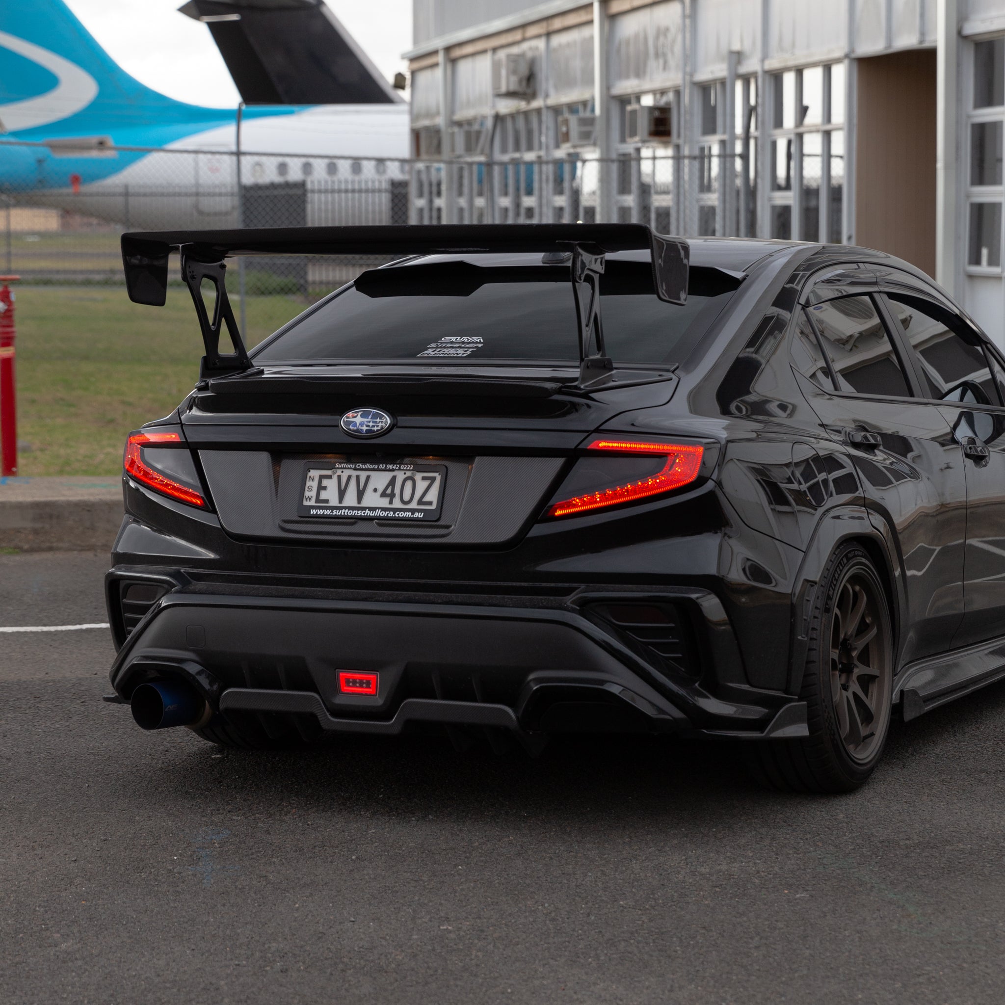 EPR VRS Euro-Spec GT-Wing Spoiler (1430mm) for Subaru WRX (VB) 2022-2025 [Carbon Fibre]