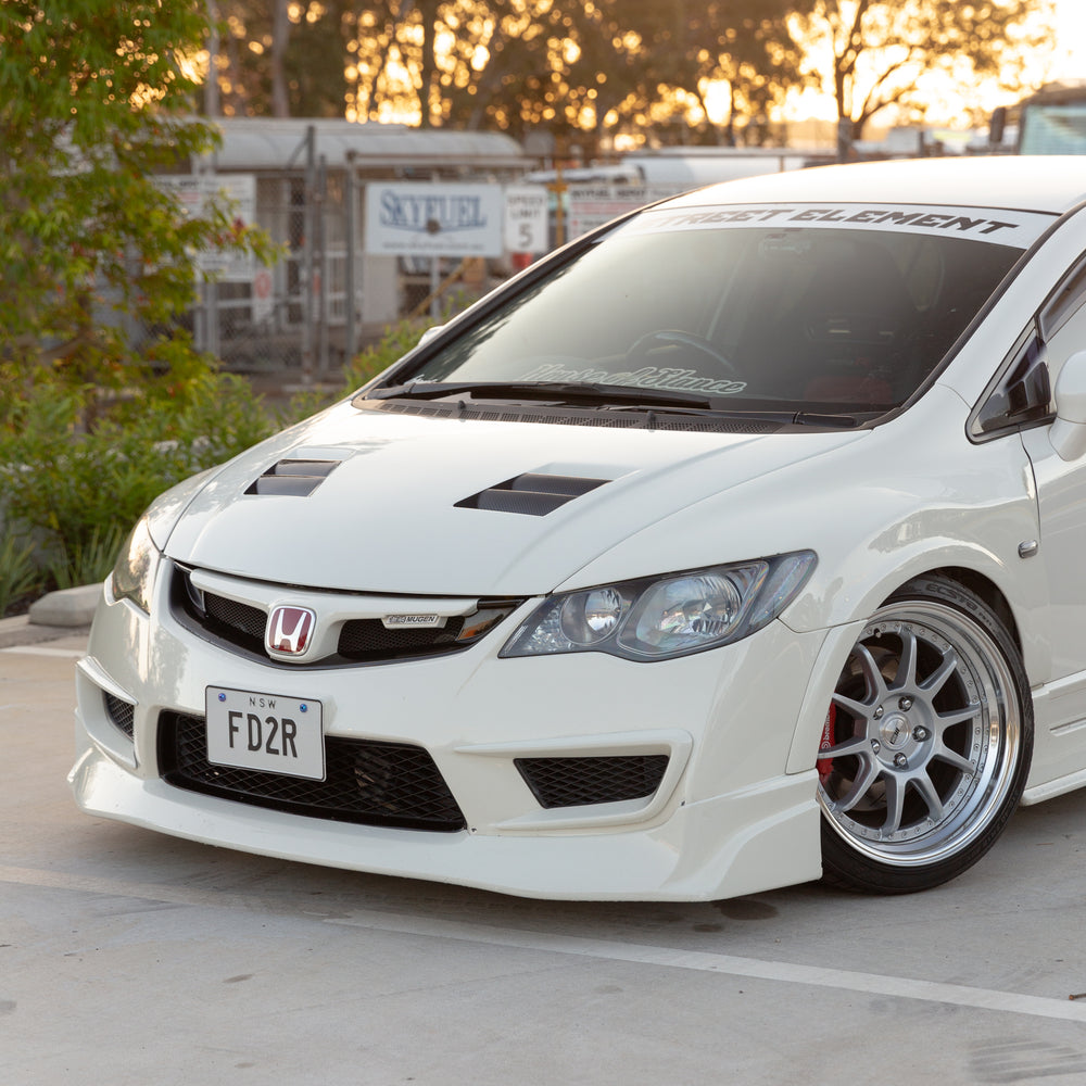 STREET ELEMENT J'S Style Front Lip/Half Spoiler For 2007-2011 Honda FD