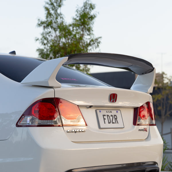 STREET ELEMENT FEEL'S Style Centre Wing Spoiler Blade For 2007-2011 Honda FD2 Civic Type R [Carbon Fibre]