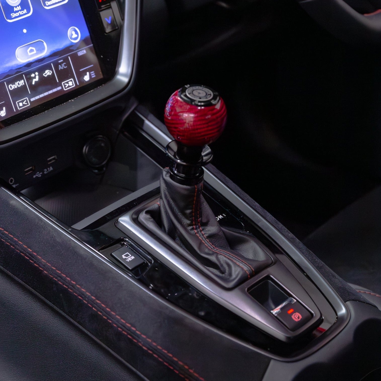 SUYA Car Supplies - Shifter - Shift Knob & Covers (Automatic Transmission) for Subaru WRX & Other Models