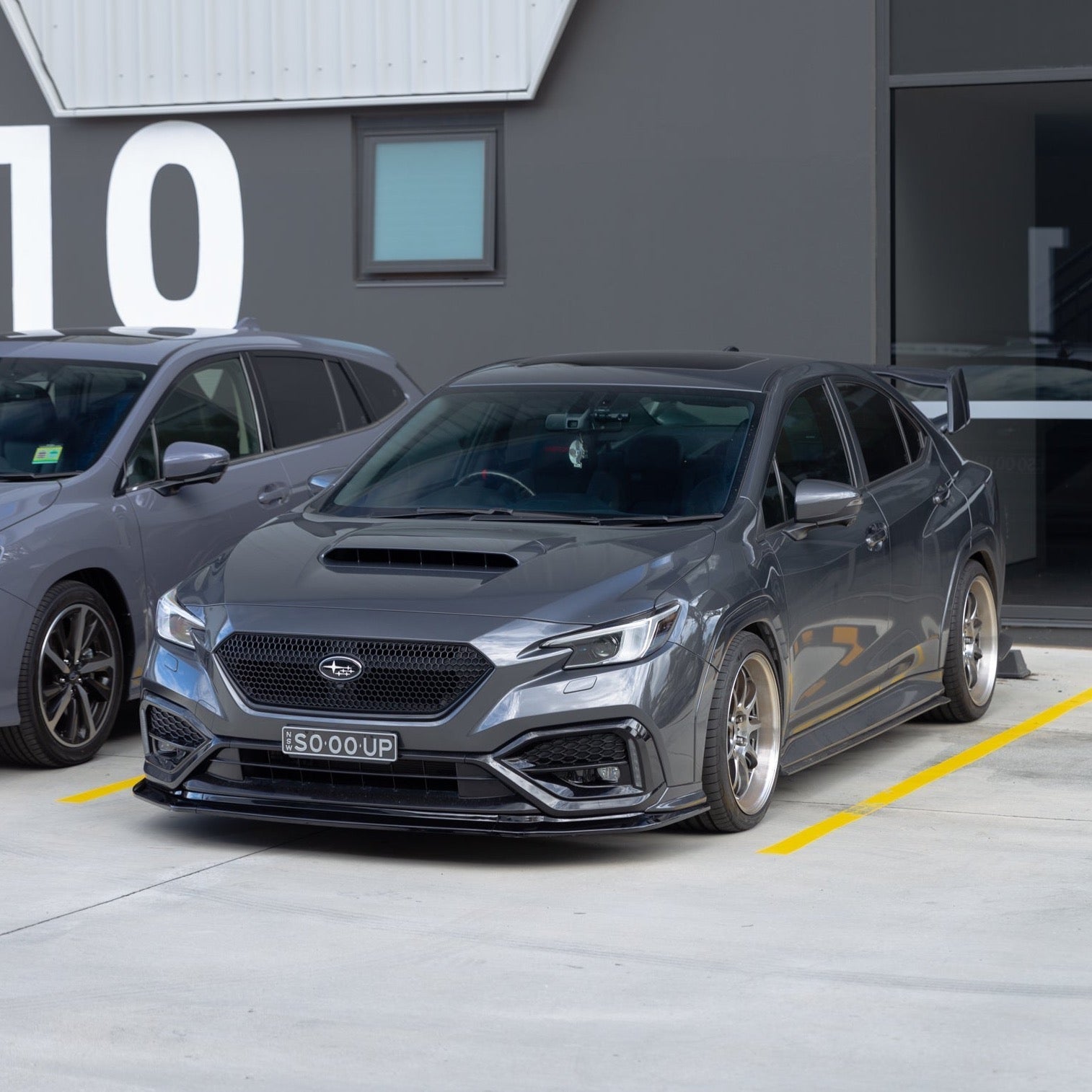 AFD S-Spec V2 Front Lip / Under Spoiler (3-Piece) for Subaru WRX (VB) 2022-2025