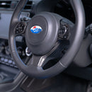 FloKraft Dry Carbon Fibre Steering Wheel Trim Covers (3-Piece) For Subaru BRZ ZD8 / Toyota GR86 ZN8 2022+