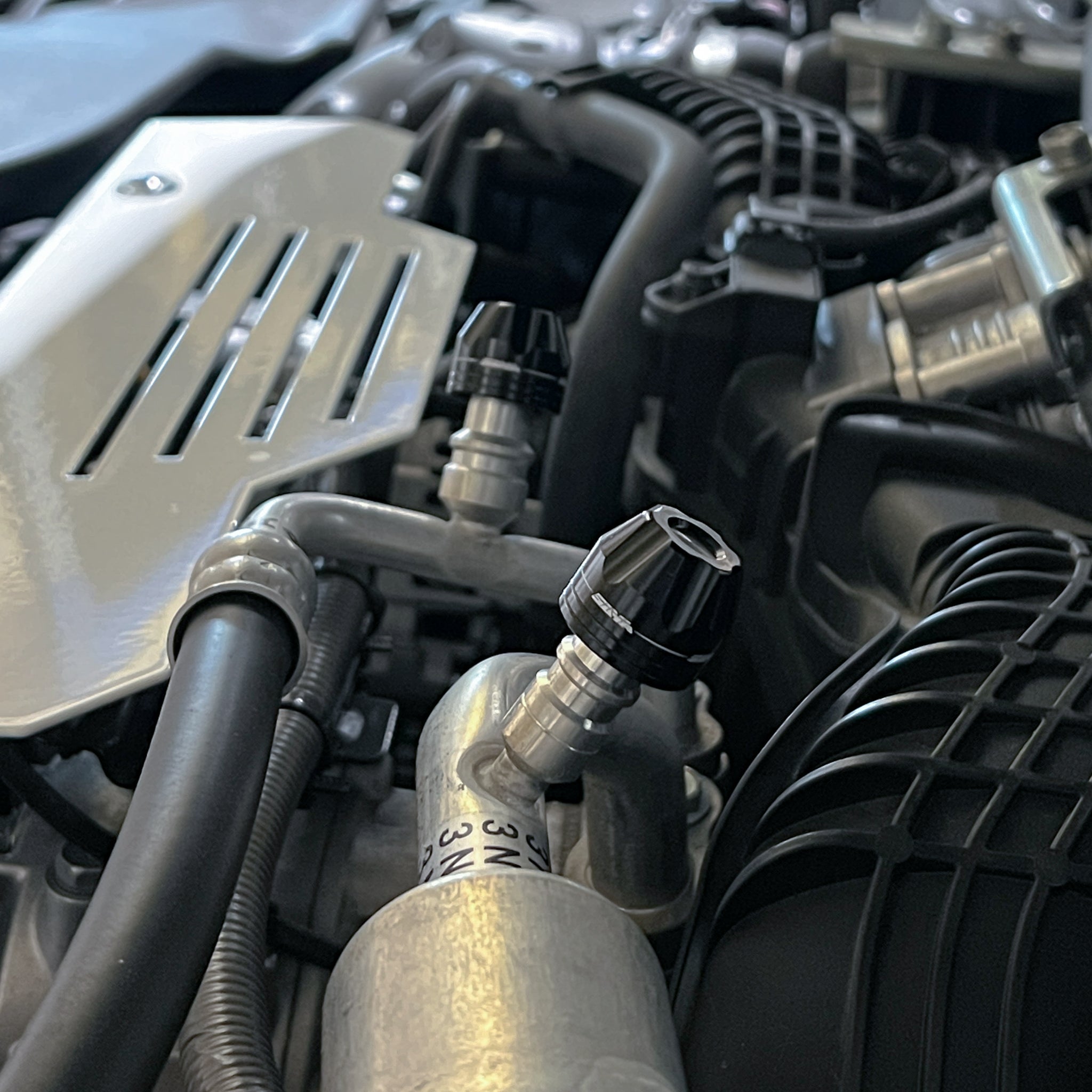 Suya Engine Bay Aluminum Alloy A/C Line Cap Kit for Subaru BRZ/Levorg/WRX & Other Models