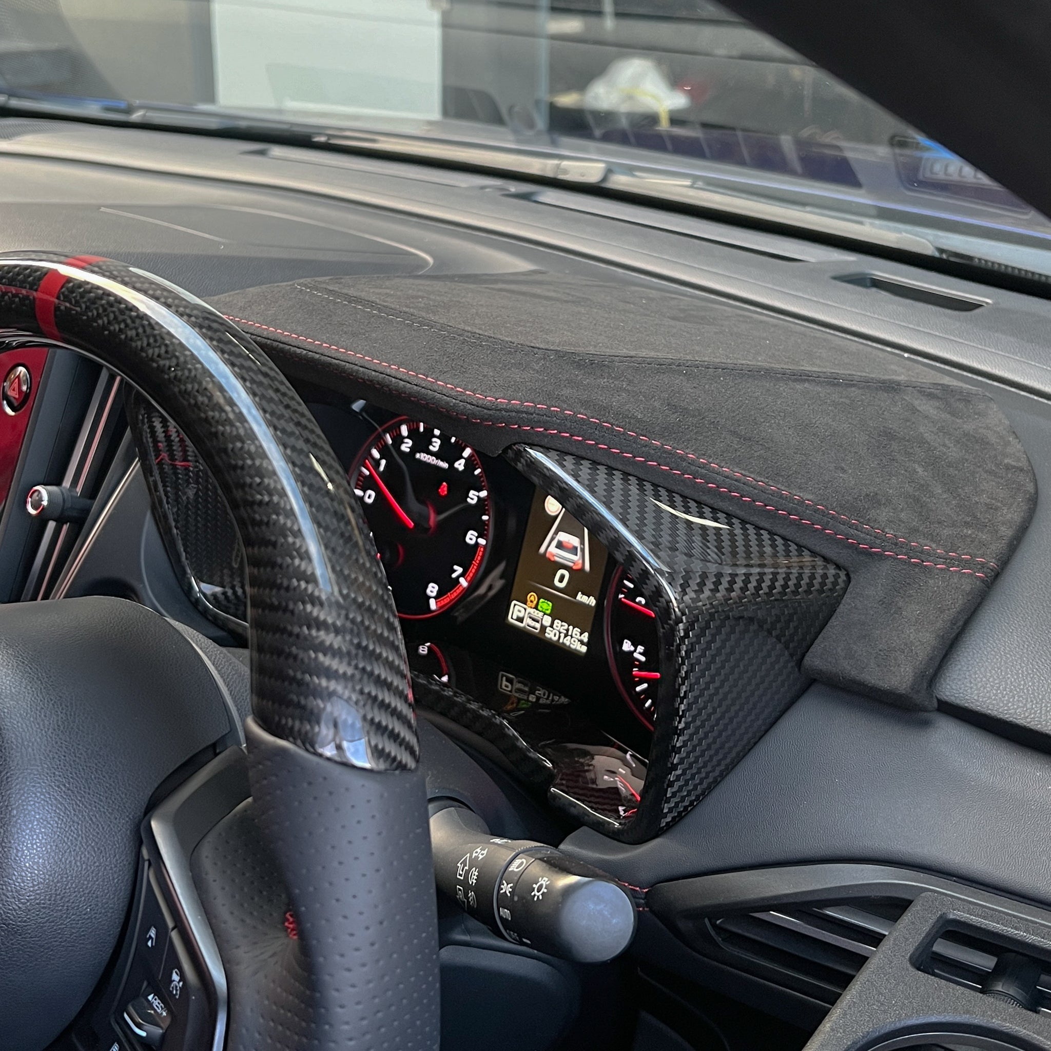 Axis Parts Dry Carbon Fibre Cluster Inner Cover for Subaru WRX (VB) & WRX Sportswagon (VN) 2022-2025