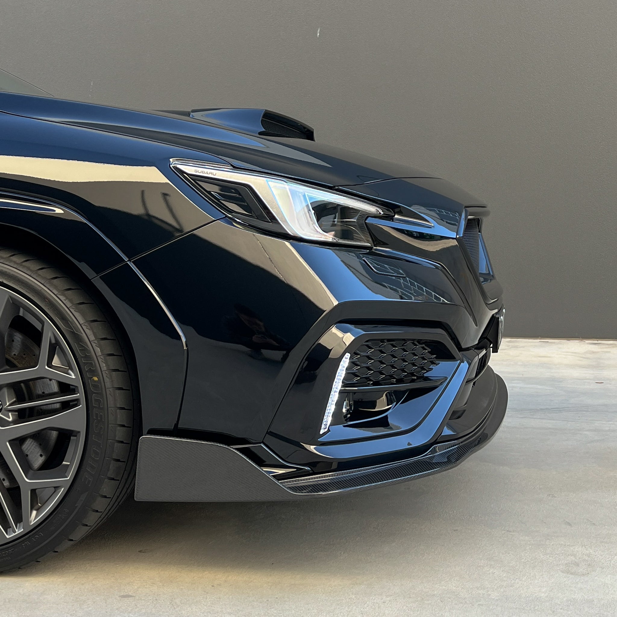 DMAKER MB-Spec Front Lip / Under Spoiler for Subaru WRX (VB) 2022-2025 [Carbon Fibre]