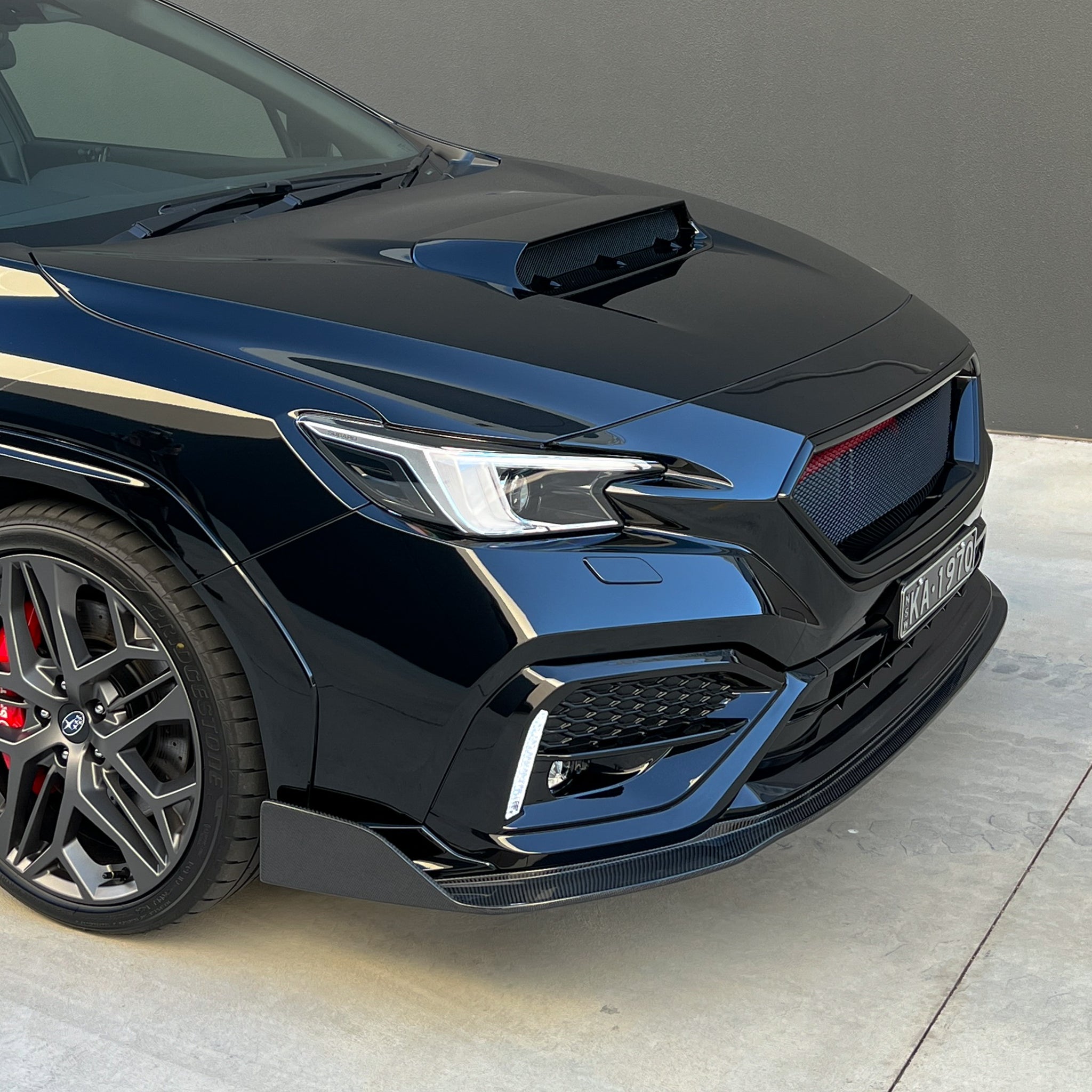 DMAKER MB-Spec Front Lip / Under Spoiler for Subaru WRX (VB) 2022-2025 [Carbon Fibre]