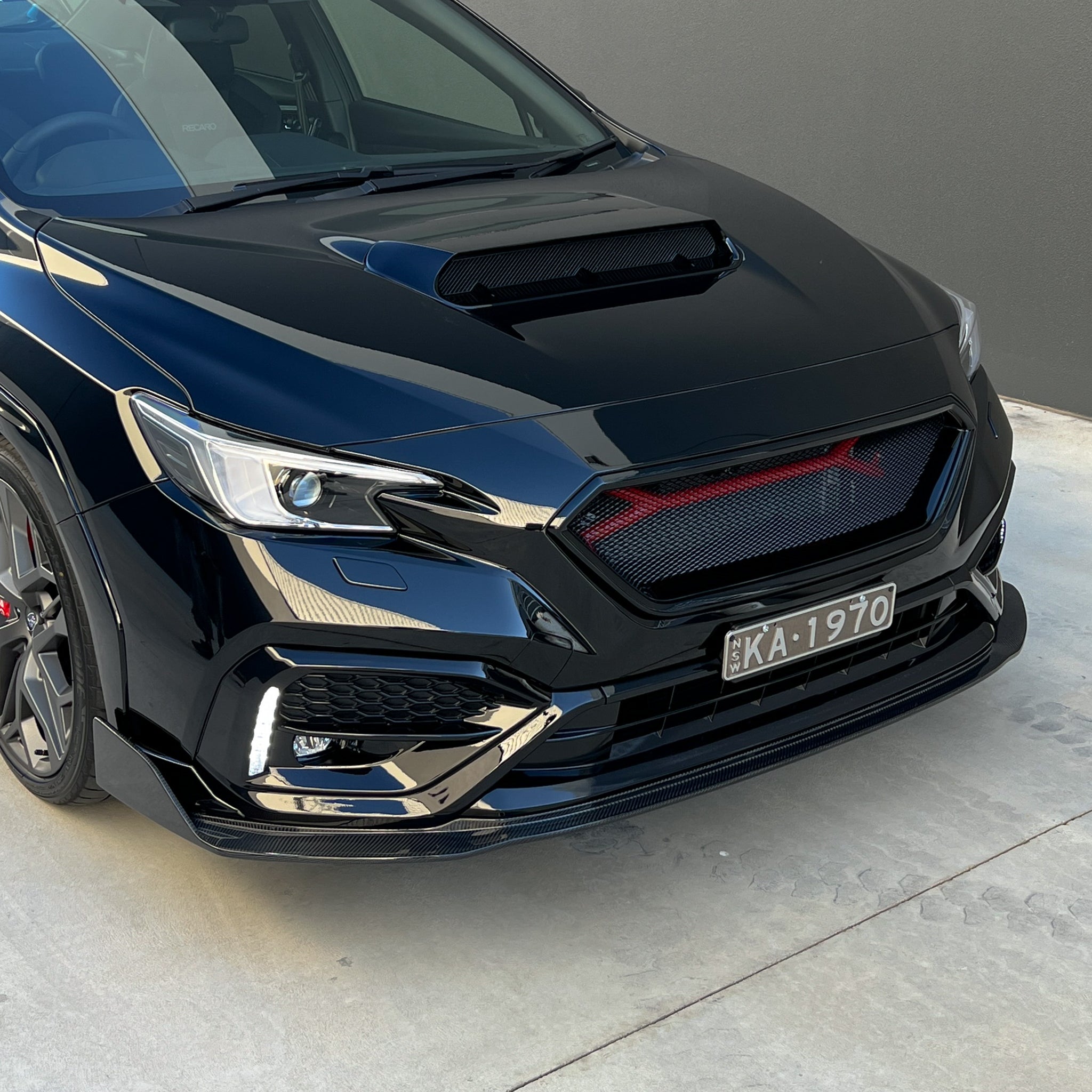 DMAKER MB-Spec Front Lip / Under Spoiler for Subaru WRX (VB) 2022-2025 [Carbon Fibre]