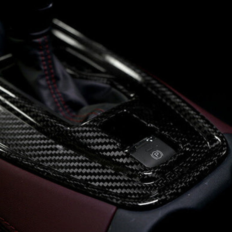 Dry Carbon Fibre Shift Panel Cover - CVT For Subaru WRX VB/VN 2022+