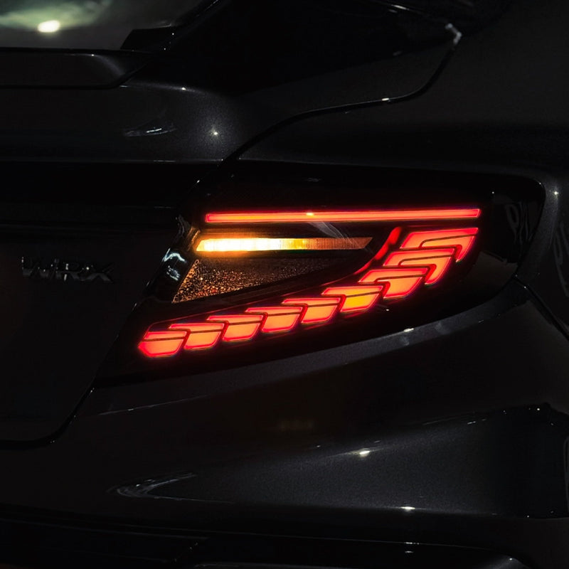 Dynamic LED (V4) Sequential Turn Signal Tail Lights For Subaru WRX VB 2022+
