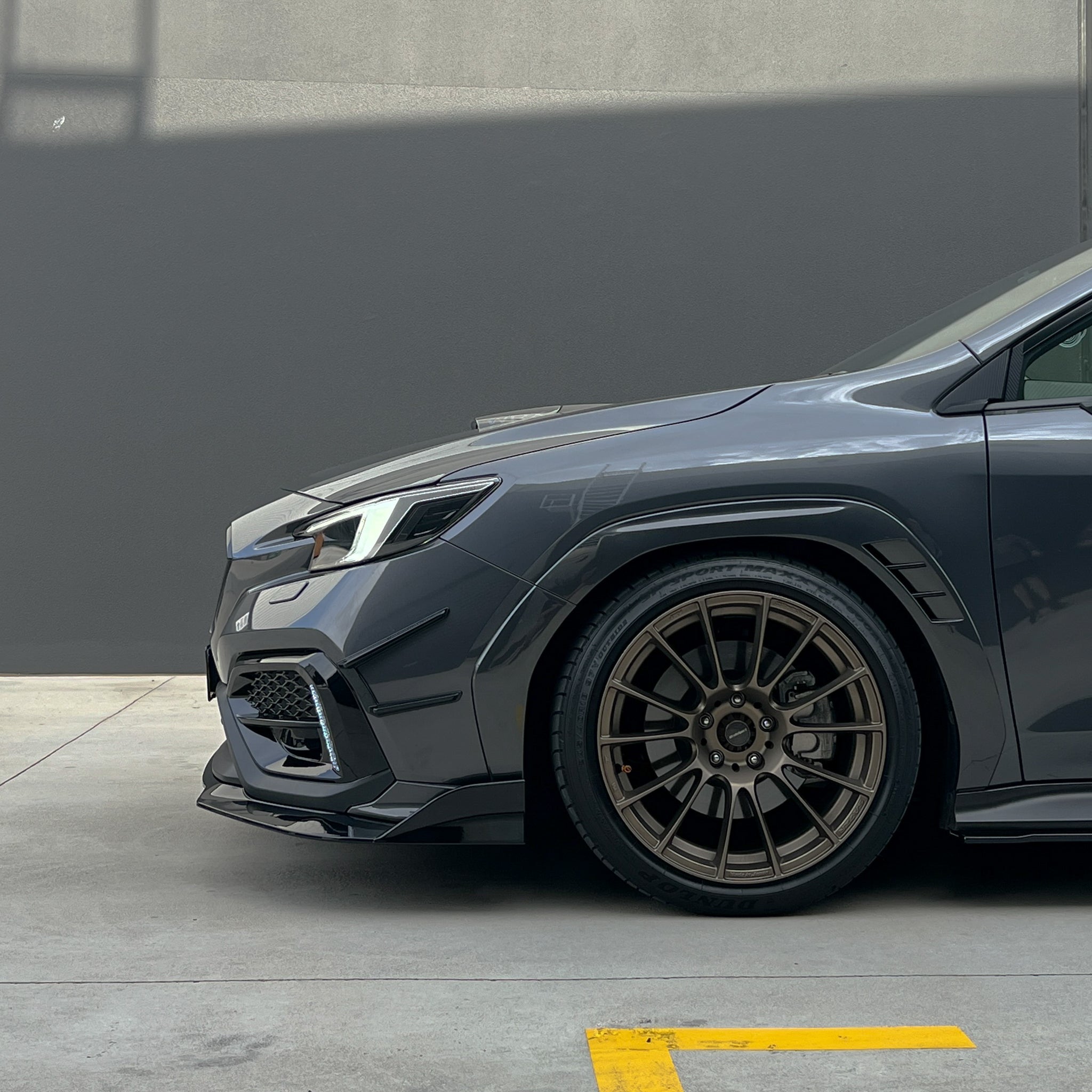 DMAKER STI-Spec Complete Lip / Under Spoiler Kit (V2) for Subaru WRX (VB) 2022-2025