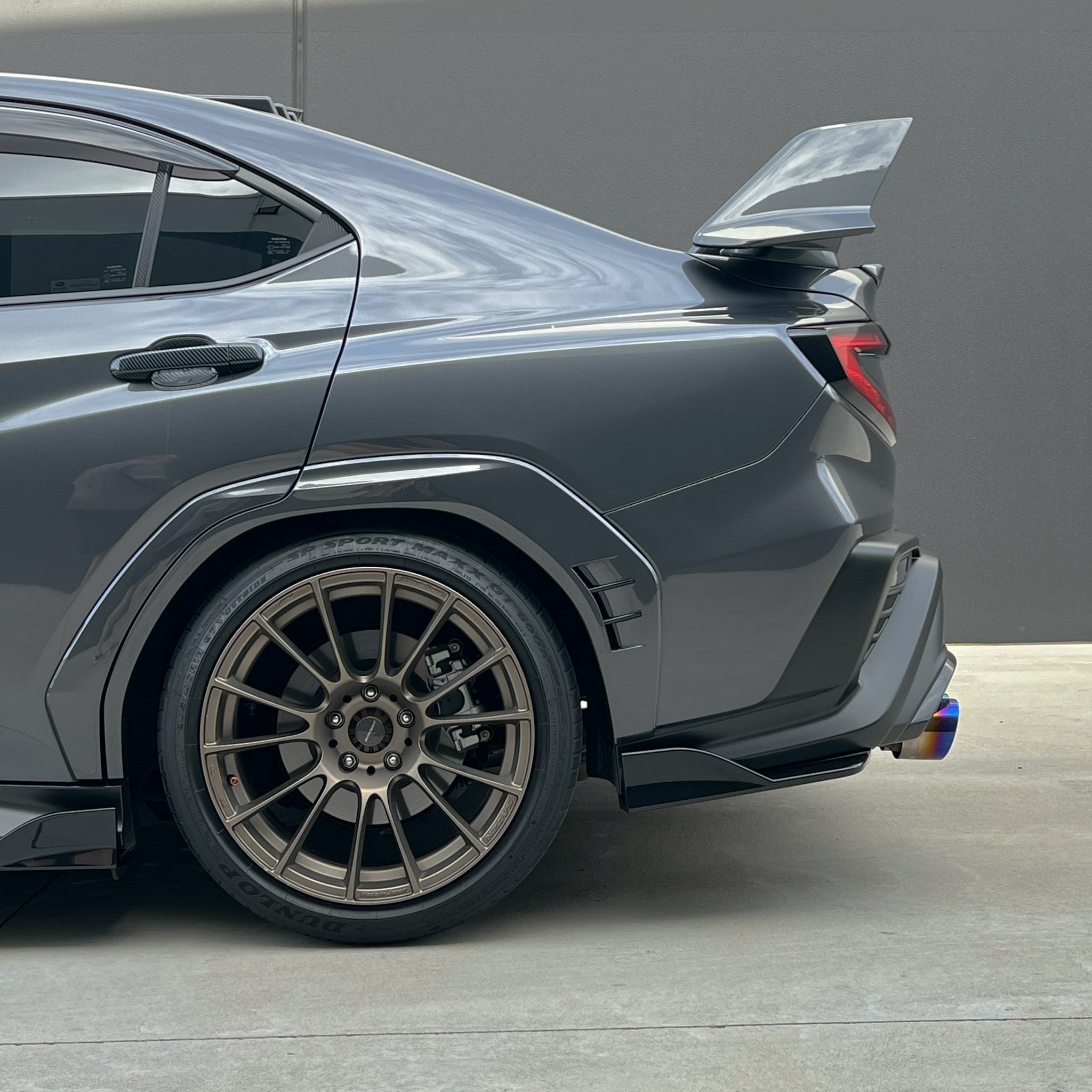 DMAKER STI-Spec Rear Side Spats / Under Spoilers (V2) for Subaru WRX (VB) 2022-2025