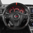 D-Shape Steering Wheel (Suede + Leather) For Subaru Impreza WRX/STI G3 2008-2013