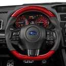 D-Shape Steering Wheel (Custom + Leather/Suede) For Subaru WRX/STI VA 2015-2021