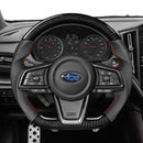 D-Shape Steering Wheel (Carbon + Leather/Suede) For Subaru WRX VB/VN 2022+