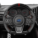 D-Shape Steering Wheel (Carbon + Leather/Suede) For Subaru WRX VB/VN 2022+