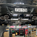 DMK Stainless Steel 2" Cat Back Exhaust w/ Quad Oval Tips For Toyota Corolla 2018+