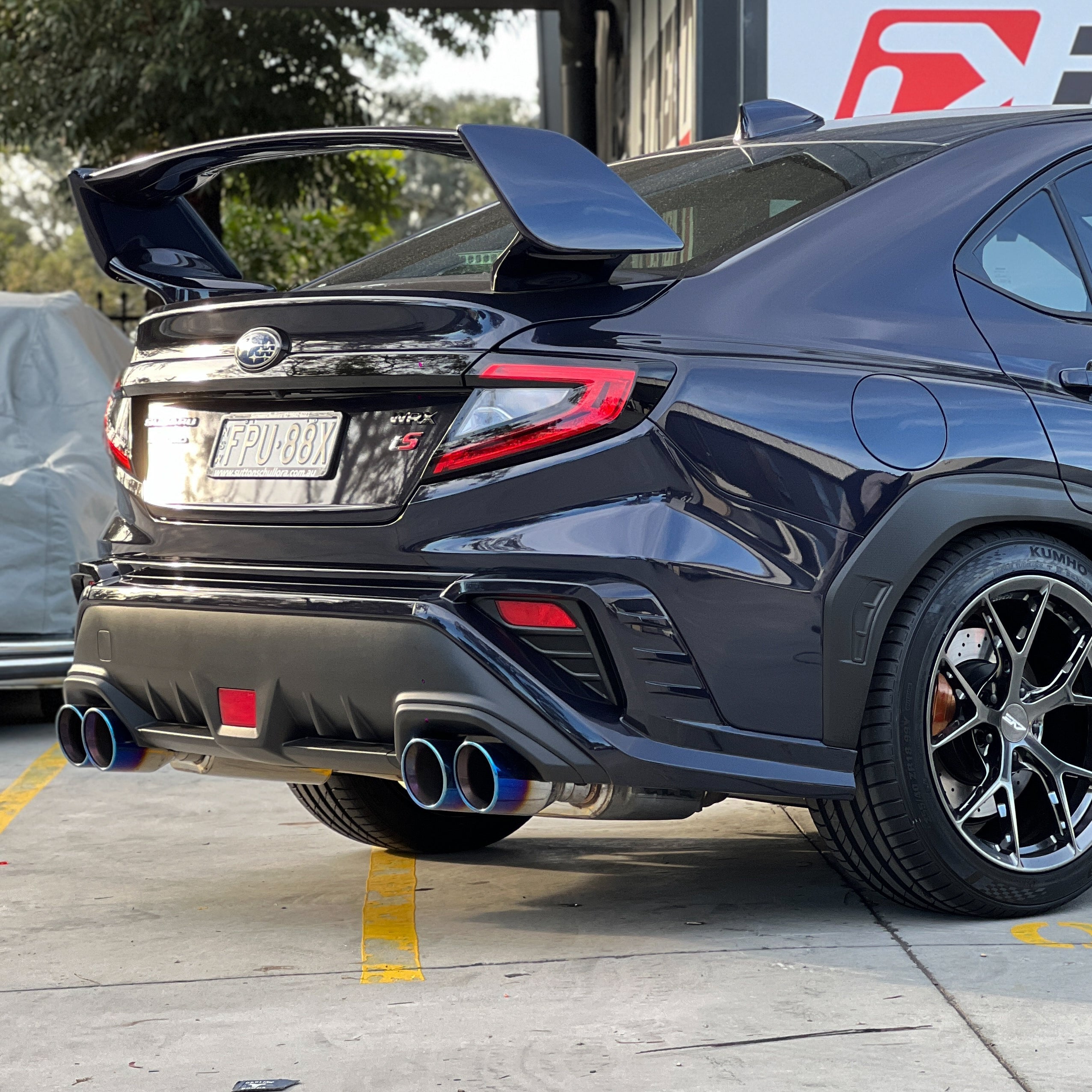 DMAKER D-Spec Paint Matched Rear Bumper Covers for Subaru WRX (VB) 2022-2025