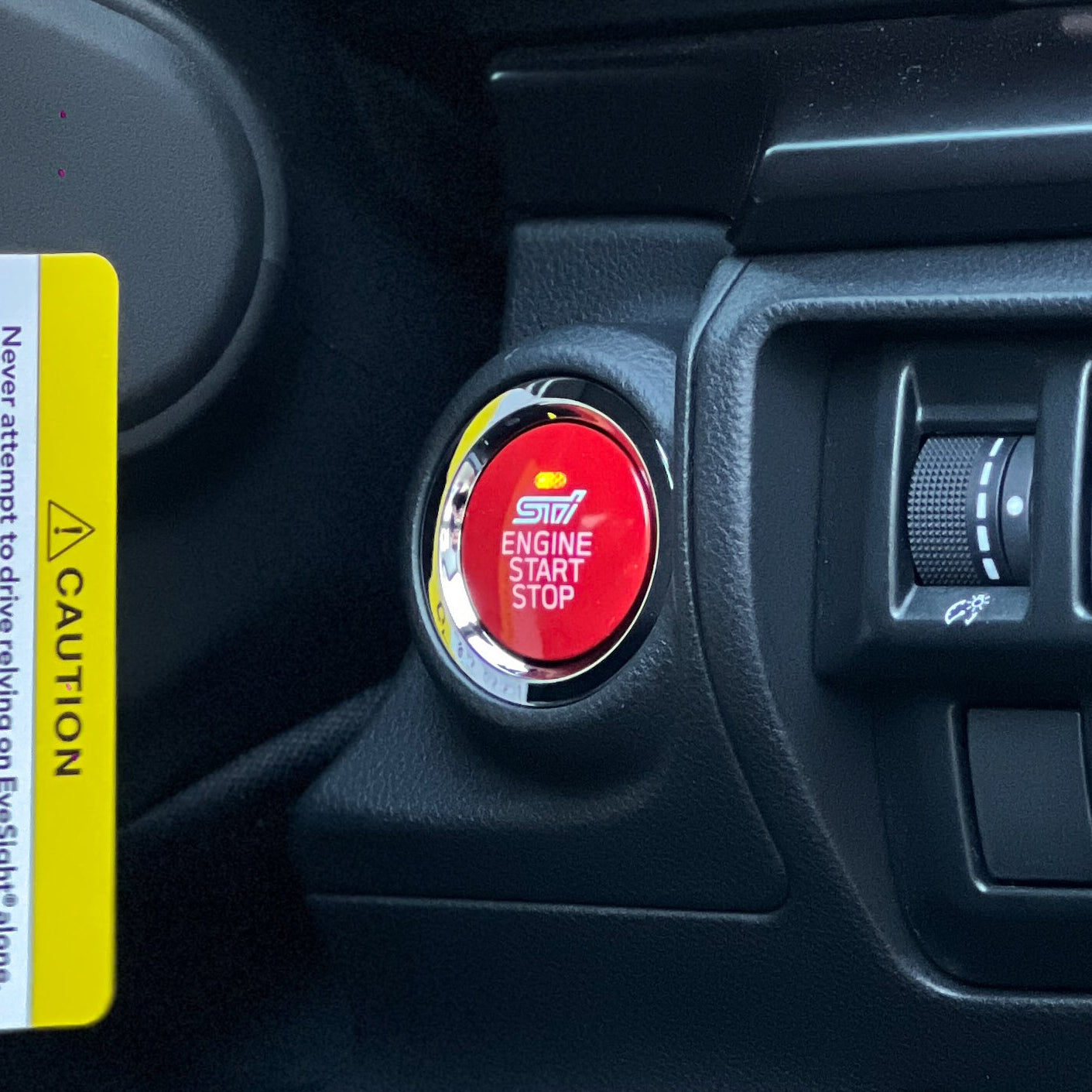 Genuine Accessories - STI Parts - Push Engine Switch for Subaru WRX & Other Models