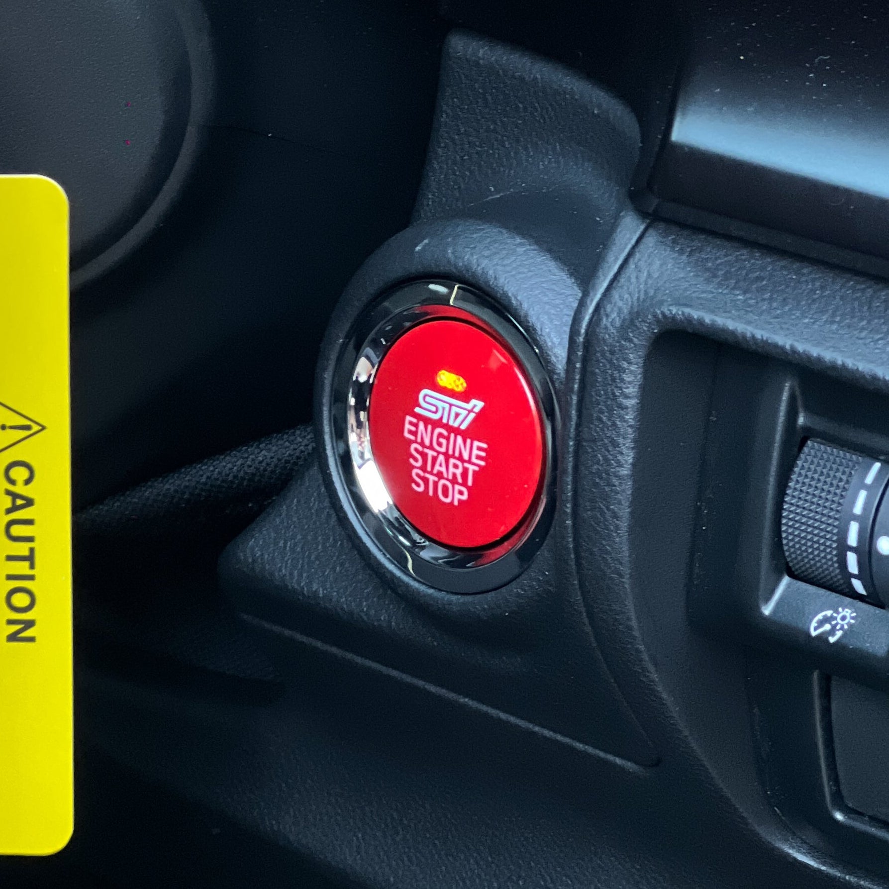 Genuine Accessories - STI Parts - Push Engine Switch for Subaru WRX & Other Models
